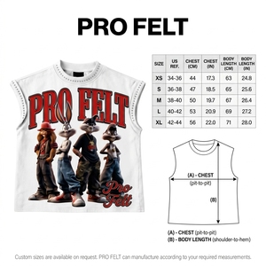 Camiseta sin mangas con estampado DTG personalizado, estilo oversize, con efecto desgastado, para hombre, camiseta gráfica, estilo urbano, informal, ligera, para verano - Product Image 6