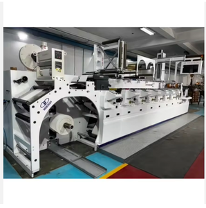 Machine d'impression d'étiquettes flexo multicolores automatique, presse d'impression industrielle haute vitesse pour emballages et étiquettes - Product Image 3