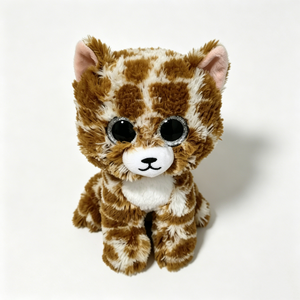 Peluche de gato tabby marrón personalizado, gatito de peluche con ojos grandes y brillantes, peluche de gatito a rayas, lindo muñeco de peluche de gato tabby - Product Image 2