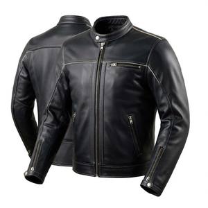 Chaqueta para clima frío para hombre, chaquetas de cuero para motocicleta, equipo de motociclista, abrigo protector aislado, venta al por mayor en EE. UU. - Product Image 3