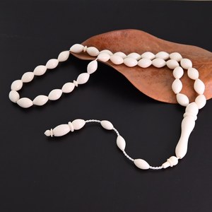 Modern Eco-Friendly Handmade Bone Tasbih Sacred Prayer <b>Beads</b> Religious Gift Collectible - Product Image 1
