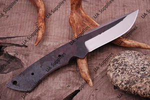 Couteau utilitaire forgé à la main en acier à haute teneur en carbone 1095, ultra-affûté, pour la chasse, la pêche, le camping - Pointe tombante, personnalisable, support ODM/OBM - Product Image 5