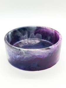 Handmade resin bowl epoxy <b>decorative</b> fruit bowl glossy finish modern <b>kitchen</b> decor centerpiece unique gift <b>item</b> - Product Image 5