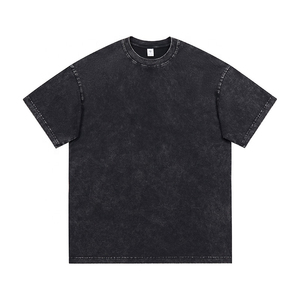 เสื้อยืดลายวินเทจทรงโอเวอร์ไซส์สำหรับผู้ชายแบบย้อมสีเอซิด - Product Image 6
