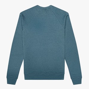 Men's Regular Fit <b>Raglan</b> Sleeve O-Neck Sweatshirt Solid Color Cotton Jersey Casual Wear Breathable Knitted <b>Top</b> - Product Image 4