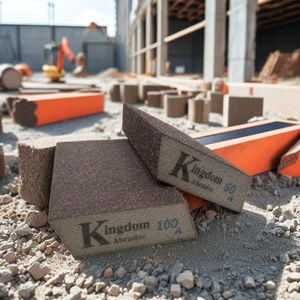 Éponge de ponçage personnalisable en oxyde d'aluminium à angle carré de dureté moyenne pour le travail manuel Support OEM - Product Image 1