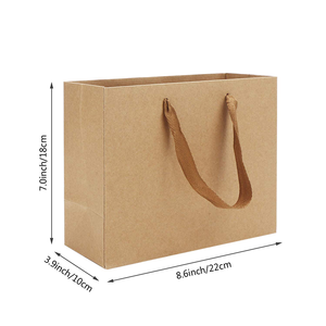 Brown Kraft Paper Shopping <b>Bags</b> with Custom Logo Cheap Handle <b>Bags</b> for Retail Packaging & Packing Box Use Boxit.pk - Product Image 1