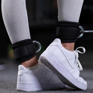 Sangles de cheville unisexes pour la gym et le fitness, logo personnalisable, protection professionnelle, boucle respirante, fabriquées en Spandex et Nylon, résistantes à l'usure - Product Image 4