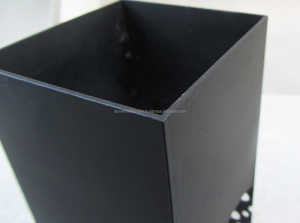 Jardinières extérieures en métal personnalisées fantaisie avec revêtement en poudre noire parfaites pour l'affichage de fleurs de fenêtre élégante et la décoration de jardin - Product Image 5