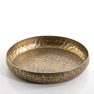 Tazón de servir de aluminio y vidrio con etiqueta privada para necesidades de servicio individuales, que ofrece un diseño elegante y una colocación en la mesa. - Product Image 5