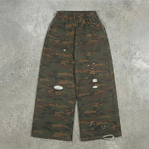 Sudadera con capucha y cremallera completa Elevate Flow Camouflage para hombre, estilo urbano, de algodón, con bolsillos frontales con cremallera, para otoño - Product Image 4