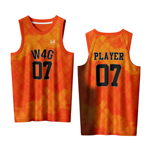 ชุดบาสเก็ตบอลชายแบบไร้แขน พิมพ์ลายแบบซับลิเมชั่น คอวี เอวยางยืด ผลิตจากโพลีเอสเตอร์ 100% ระบายเหงื่อได้ดี  ออกแบบได้ตามต้องการ - Product Image 5