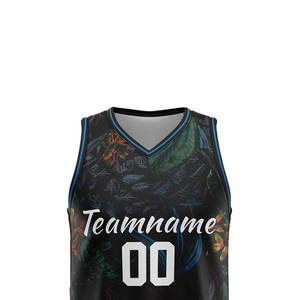 Camisetas de Baloncesto Personalizadas en Color Negro y Verde, Diseño Personalizado con Impresión, Ropa de Baloncesto, Servicio OEM ODM - Product Image 5