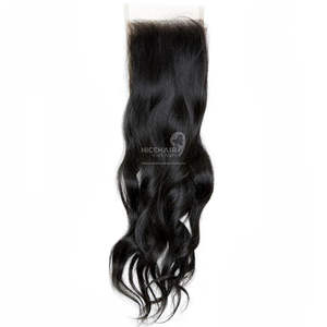 NiceHair Indien Remy Extensions de Cheveux Non Transformés Vierge Cheveux Dentelle Fermeture Grade Vague Naturelle Style Noir Cheveux Tissage Bac Ninh - Product Image 4
