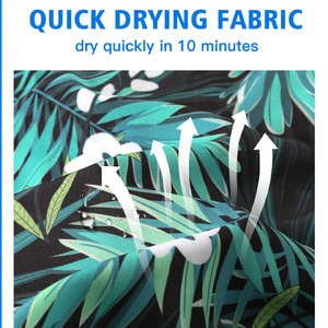 Short de bain imprimé par sublimation, vêtements de plage, short de bain personnalisé, longueur genou, unisexe, polyester, vente en gros - Product Image 5