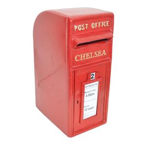 Antique Post <b>Box</b> For Garden Weatherproof Heavy Duty Metal Mailbox <b>With</b> <b>Lock</b> Handicrafts Custom Letter <b>Box</b> Event Supplies Wedding - Product Image 4