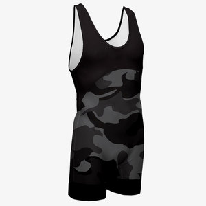 Combinaison de lutte personnalisée professionnelle de style russe, tissu extensible en spandex et polyester de haute qualité, 180 g, légère - Product Image 2