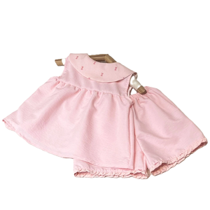 Commande en gros de vêtements d'été pour bébé fille-$100 \%$ Tissu pur coton-Ensemble de pyjama sans manches cool et confortable - Product Image 4