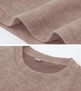 T-shirt unisexe oversize délavé style vintage streetwear - Product Image 6