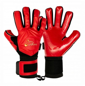 Durable Football Goalkeeper <b>Gloves</b> with Finger Guard Support and Anti-Slip Grip for Training & Match - Product Image 2