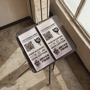 Etiquetas de Talla para Ropa, Tejidas, Ecológicas, Impresas Digitalmente, Lavables, Cortadas a Calor, de Fábrica Vietnamita, para Ropa de Mujer y Hombre, Venta al Por Mayor - Product Image 4