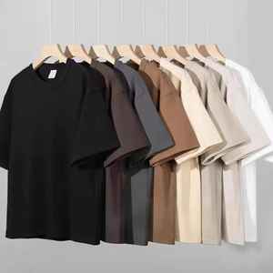 Camisetas de Lona para Hombre, Cuello Redondo, 100% Algodón, 220 g/m², Transpirables, de Secado Rápido, Alta Calidad, para Verano, Venta al Por Mayor - Product Image 1