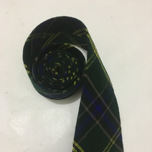 <b>wool</b> Scottish tartan <b>tie</b>, likely featuring the MacKellar Modern or Gordon pattern - Product Image 3