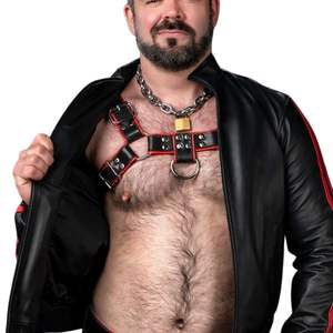 Arnés de disfraz sexy de piel sintética para hombre 2.0 Hunter, ajustable al pecho, transpirable, ecológico, con encaje, para discoteca - Product Image 6