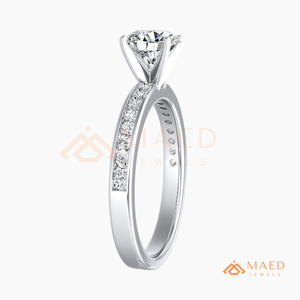 Anillo de Plata con Diamante Moissanite Corte Princesa para Mujer, Anillo de Compromiso y Boda, Joyería de Moissanite, Tendencia en EE. UU. - Product Image 6