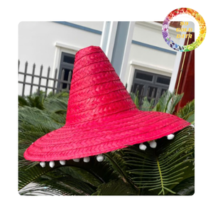 Sombrero Mexicano de Paja al por Mayor, Sombrero de Ala Ancha para Fiestas, Festivales y Uso en la Playa - Product Image 6