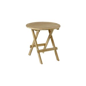Premium Durable <b>Solid</b> Teak <b>Round</b> Waterproof Eco-Friendly Modern Folding <b>Dining</b> Side <b>Table</b> - Product Image 1