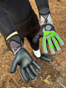 ถุงมือผู้รักษาประตูฟุตบอลมืออาชีพปี 2025 ทำจากยางลาเท็กซ์ ระบายอากาศได้ดี หนาขึ้น ทนทานต่อการสึกหรอ ป้องกันนิ้วมือเต็มรูปแบบ ปรับขนาดได้ กันลื่น - Product Image 6