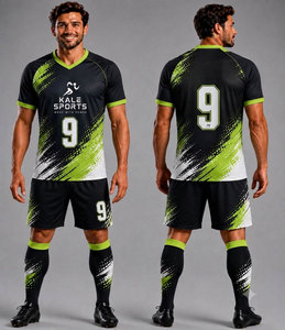 Customized High Quality Sublimated Soccer Teams Uniform Set Breathable Fabric Quick Dry <b>Players</b> Training Uniforms - Product Image 1