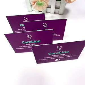 Custom Die-Cut PVC Advertising <b>Card</b> <b>Table</b> Tent Promotional Display for Counter Top for Product Promotion - Product Image 2