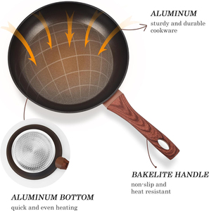 Non Stick Frying Pan With Superior Heat Retention And Safe Free Coating Design Non-Stick Fry Pan - Product Image 2
