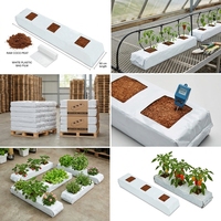 Sacs de culture en coco peat de haute qualité, durables, respirants et réutilisables, capacité de 1000 ml, hydroponie, jardinage toute saison