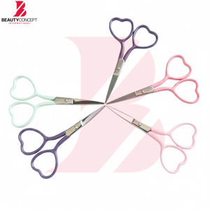 Ciseaux de broderie et de couture pastel à poignée en forme de cœur, durables et polyvalents en acier inoxydable, pour fournitures de bureau et essentiels de couture, modèle 2026 - Product Image 5