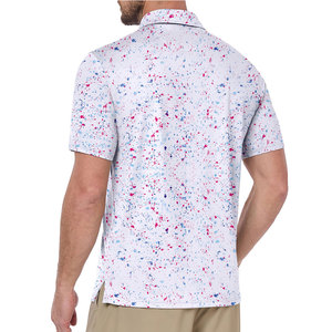 High Performance Men Sublimation Polo T-Shirt Moisture Wicking Fabric Athletic Fit Trendy Streetwear Stylish Design - Product Image 4