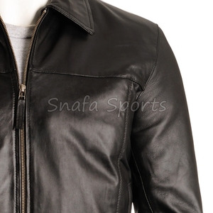 New Arrival OEM Manufacturer Custom <b>Men's</b> <b>Shearling</b> Leather <b>Jacket</b> For Sale In Wholesale High Quality Low Price - Product Image 3