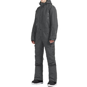 Traje de Nieve Transpirable de Alta Calidad para Hombre, Talla Grande, Chaqueta con Capucha y Pantalones, Color Sólido, Ropa de Invierno - Product Image 2