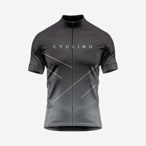 บริการ OEM ชุดแข่งจักรยานแบบกำหนดเอง เสื้อเจอร์ซีย์รัดรูปและกางเกงขาสั้นแบบมีสายรัดเอว ขายดี ชุดยูนิฟอร์มปั่นจักรยานแบบซับลิเมชั่น - Product Image 5