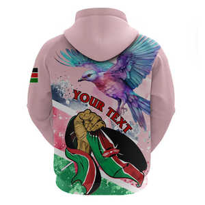 Sudadera con Capucha de Alto Rendimiento para Invierno, Personalizada al por Mayor, con Estampado Completo, Diseño del Día de la Independencia de Kenia, Cuello Redondo - Product Image 2