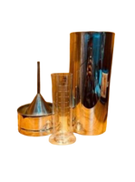 Stainless Steel Laboratory Equipment Set With Funnel Graduated Cylinder And Mixing Jar For Testing