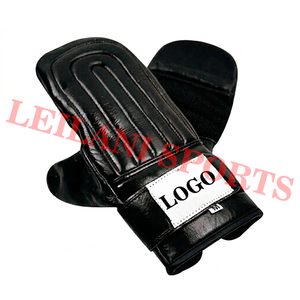 Fabrication en usine, impression de logo personnalisé, gants de boxe en cuir véritable pour l'entraînement de boxe, hommes et femmes - Product Image 4