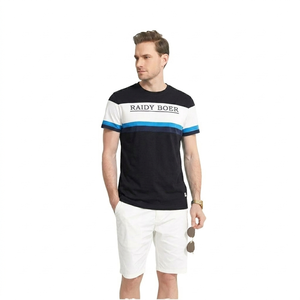 Camisetas de Verano para Hombre de Alta Calidad, Personalizadas, 100% Algodón Jersey, Diseño Sólido Informal, Tela Suave, Transpirable y Elegante - Product Image 6