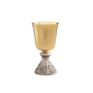 Calice en laiton très demandé, couleur laiton, également personnalisable avec gravure, calice fait main en laiton de haute qualité pour la liturgie. - Product Image 1