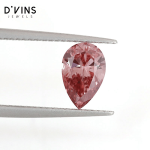 Diamant de laboratoire CVD VVS en forme de poire, fantaisie et lumineux, de la marque D'vins Jewels |   Fabricant indien direct |   pour la fabrication de bijoux | - Product Image 5