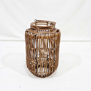 Linterna Cilíndrica de Plástico Hecha a Mano de Primera Calidad con Asa en Forma de Arco para Decoración del Hogar - Product Image 2