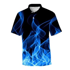 Camiseta de polo de golf lisa de poliéster y spandex sublimable, personalizable al por mayor, con el último diseño para hombre - Product Image 2