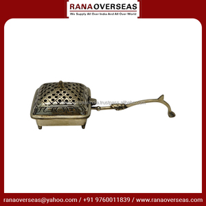 Brûleur d'encens Loban à charbon de bois en laiton à la demande avec poignée, idéal pour le bureau à domicile et les prières du temple à des prix abordables - Product Image 3